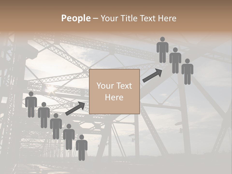 Girl And Man On Black-White Background Stock Vector Illustration: PowerPoint Template