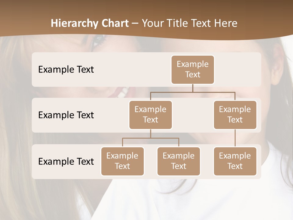 A Woman And A Child Are Smiling For The Camera PowerPoint Template
