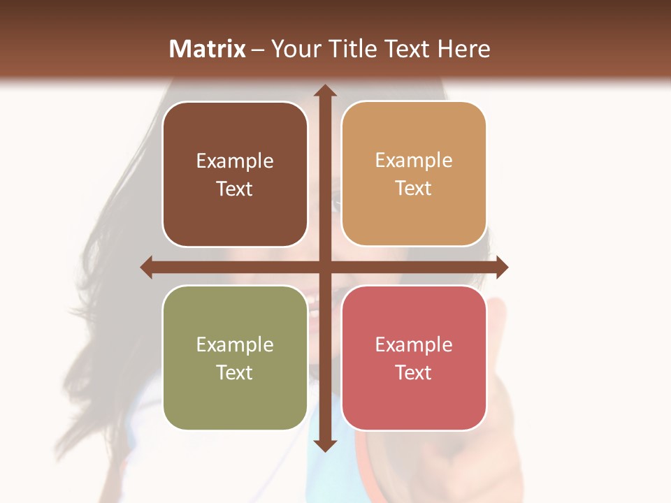 Happy Little Girl (Thumbs Up) PowerPoint Template