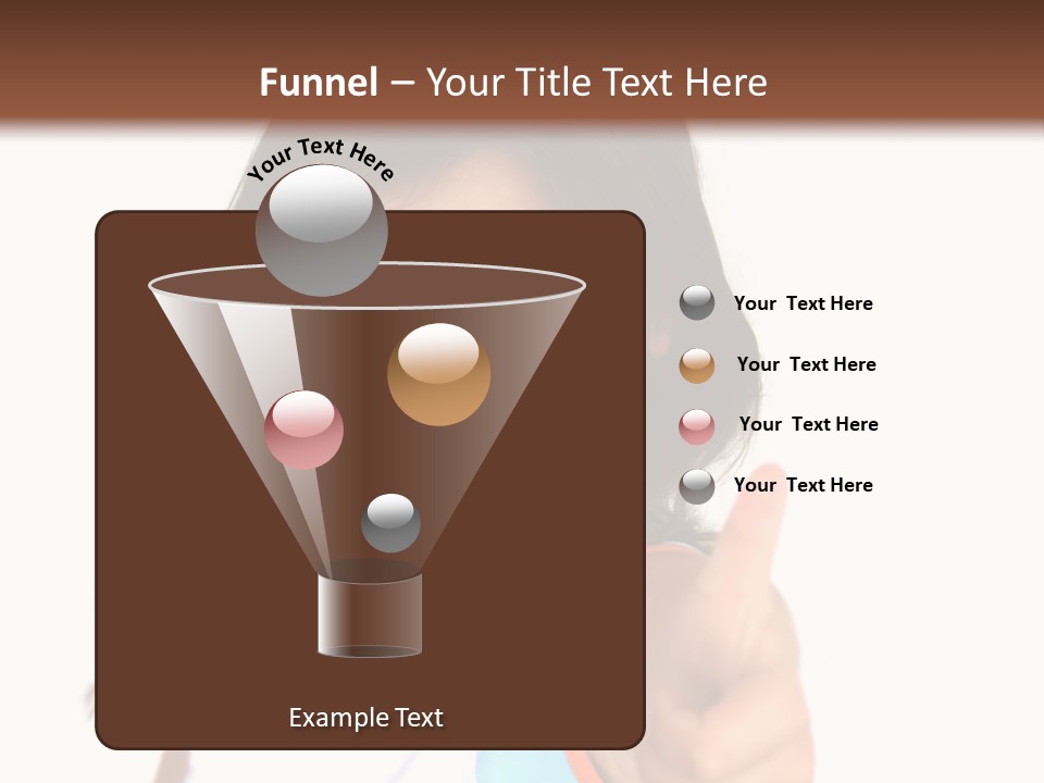 Happy Little Girl (Thumbs Up) PowerPoint Template