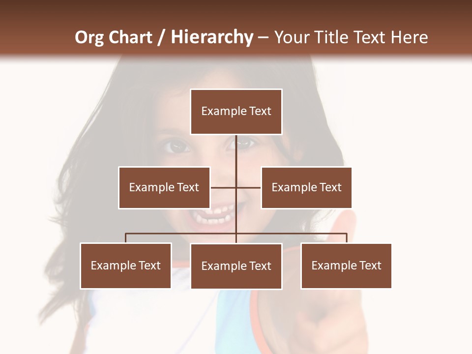 Happy Little Girl (Thumbs Up) PowerPoint Template