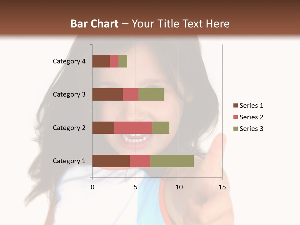 Happy Little Girl (Thumbs Up) PowerPoint Template