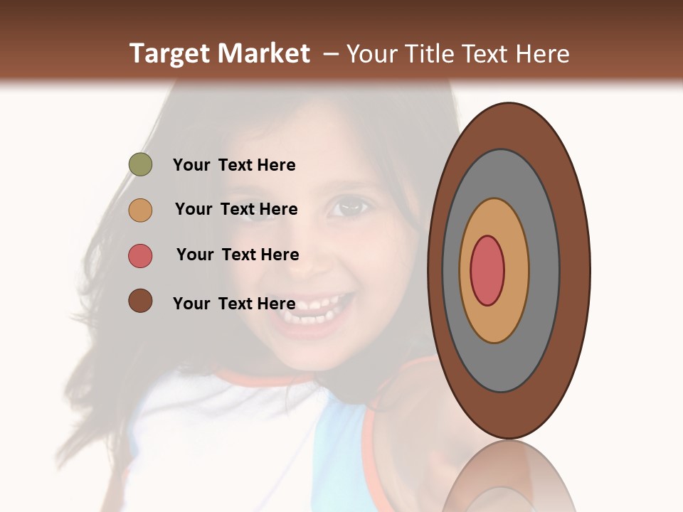 Happy Little Girl (Thumbs Up) PowerPoint Template