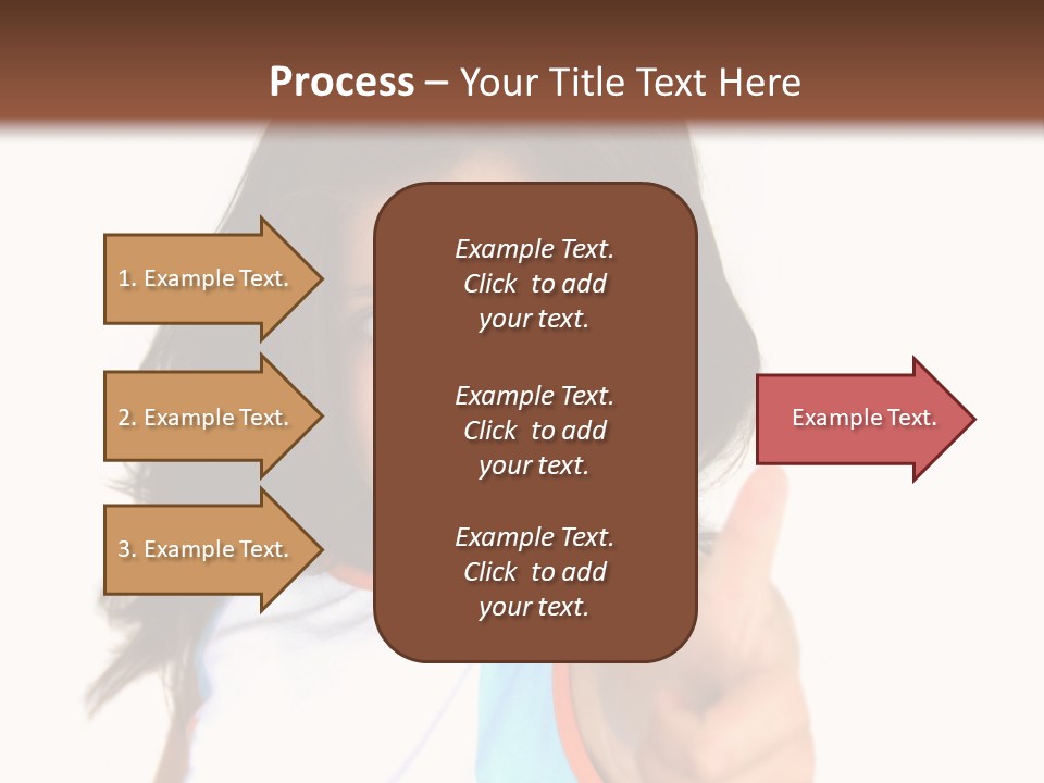 Happy Little Girl (Thumbs Up) PowerPoint Template