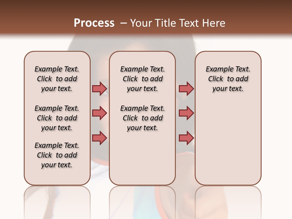 Happy Little Girl (Thumbs Up) PowerPoint Template