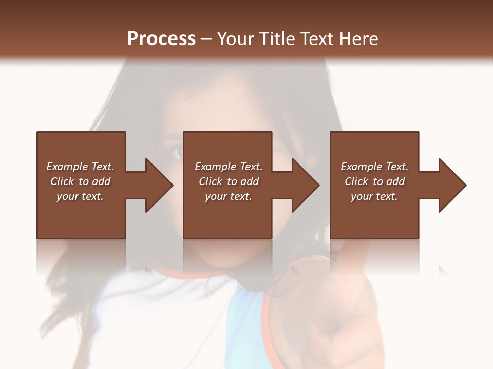 Happy Little Girl (Thumbs Up) PowerPoint Template