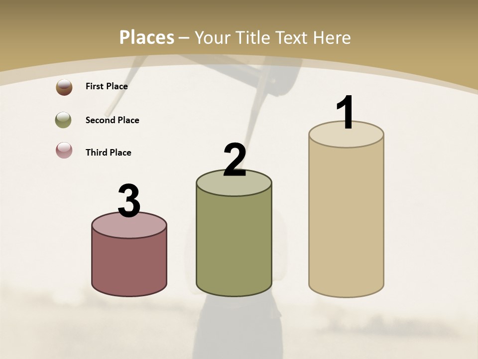 Vintage Photo, Circa 1900 Of A Man Stand PowerPoint Template