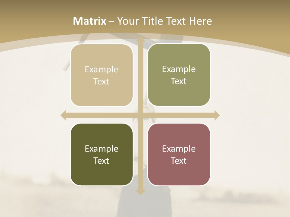 Vintage Photo, Circa 1900 Of A Man Stand PowerPoint Template