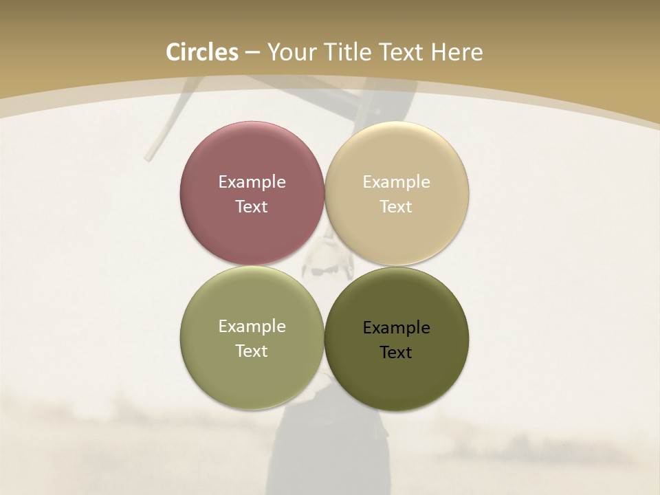 Vintage Photo, Circa 1900 Of A Man Stand PowerPoint Template