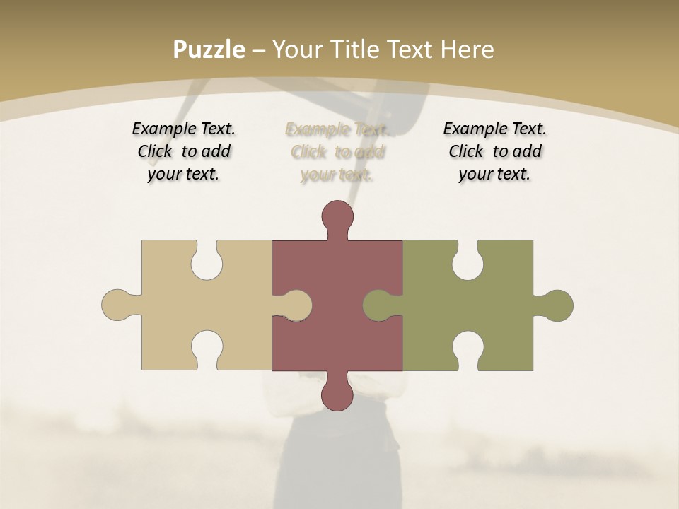 Vintage Photo, Circa 1900 Of A Man Stand PowerPoint Template