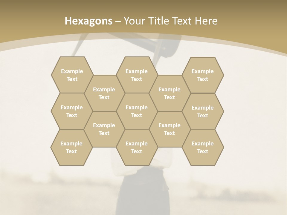 Vintage Photo, Circa 1900 Of A Man Stand PowerPoint Template