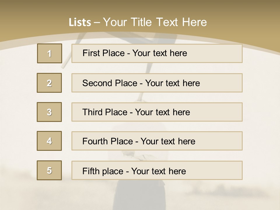 Vintage Photo, Circa 1900 Of A Man Stand PowerPoint Template