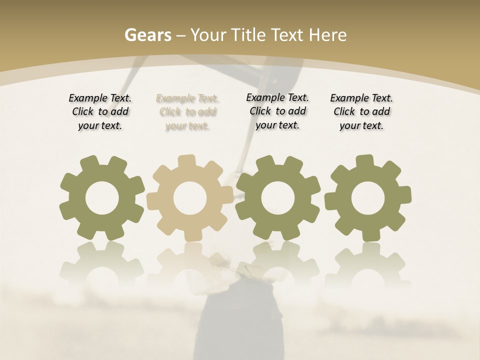 Vintage Photo, Circa 1900 Of A Man Stand PowerPoint Template