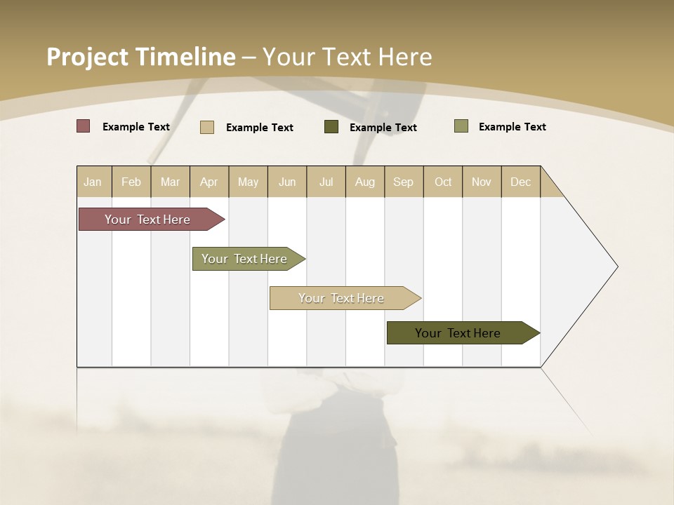Vintage Photo, Circa 1900 Of A Man Stand PowerPoint Template