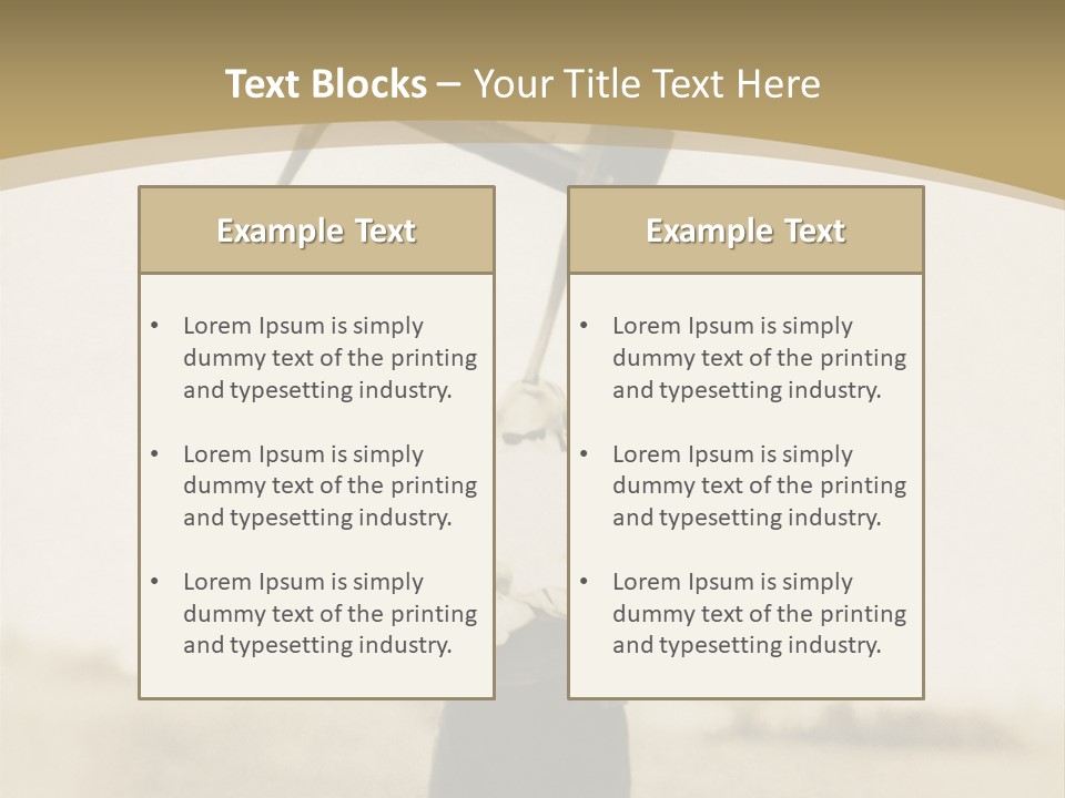Vintage Photo, Circa 1900 Of A Man Stand PowerPoint Template