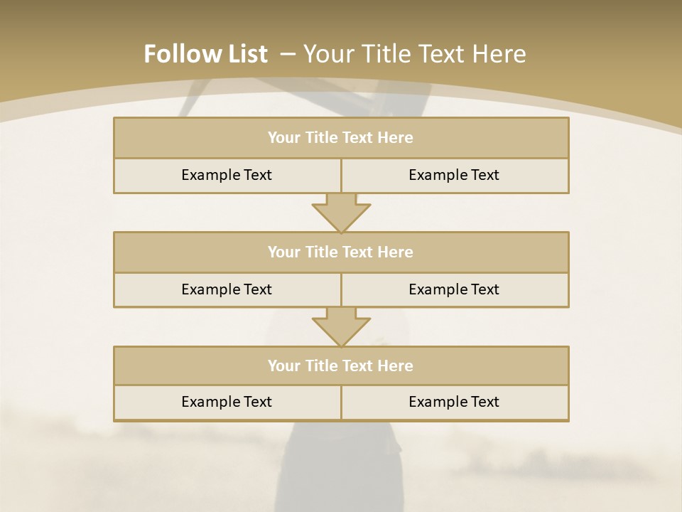 Vintage Photo, Circa 1900 Of A Man Stand PowerPoint Template