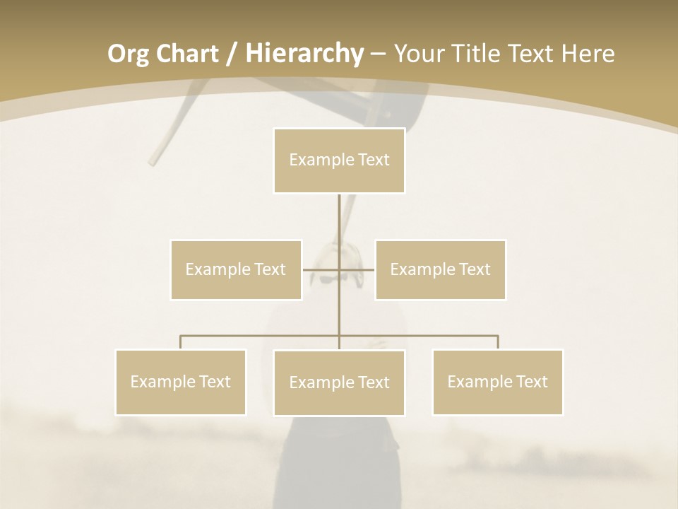 Vintage Photo, Circa 1900 Of A Man Stand PowerPoint Template