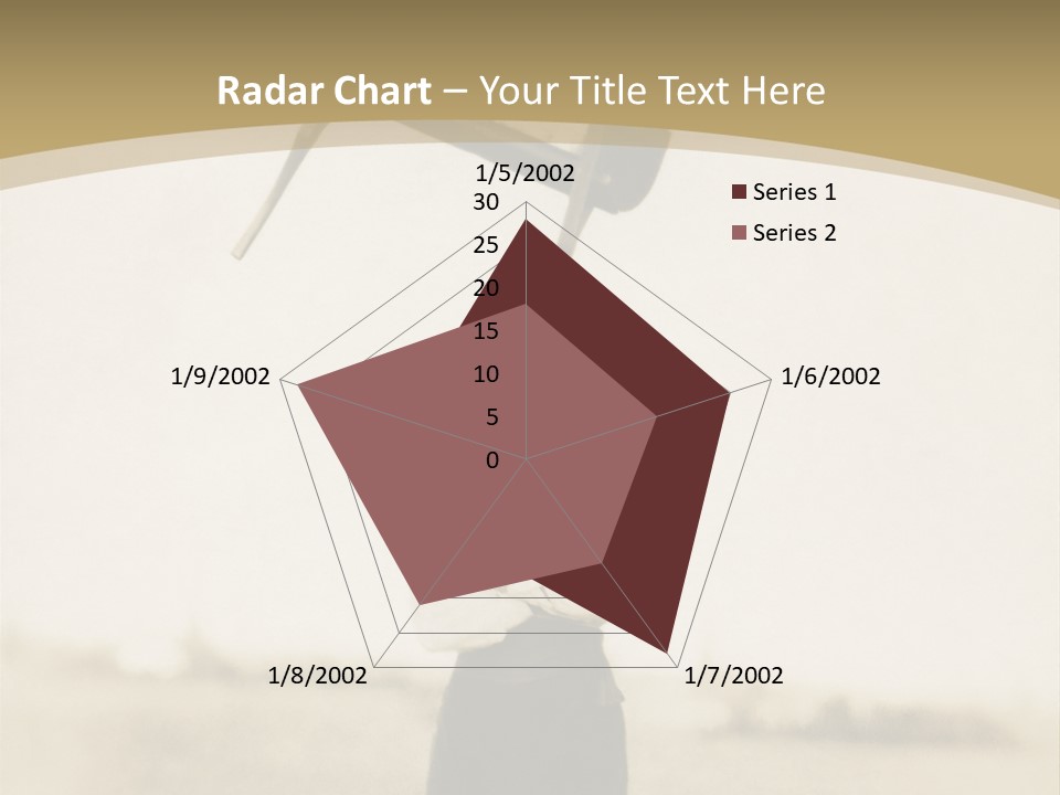 Vintage Photo, Circa 1900 Of A Man Stand PowerPoint Template