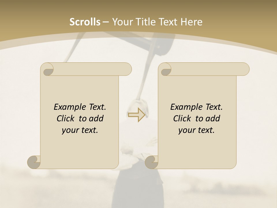 Vintage Photo, Circa 1900 Of A Man Stand PowerPoint Template