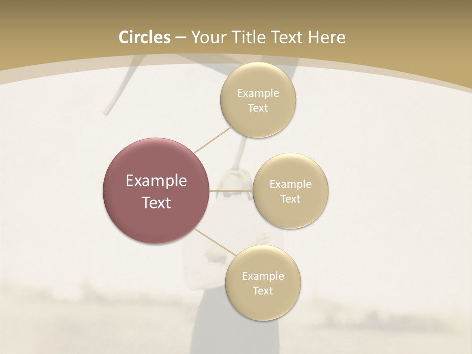 Vintage Photo, Circa 1900 Of A Man Stand PowerPoint Template