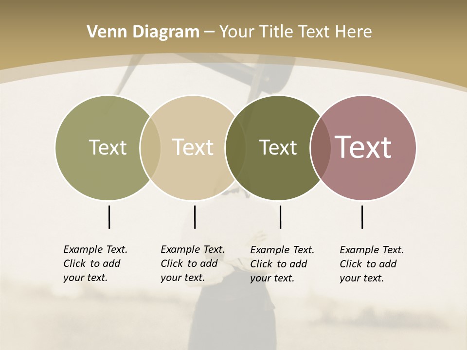 Vintage Photo, Circa 1900 Of A Man Stand PowerPoint Template