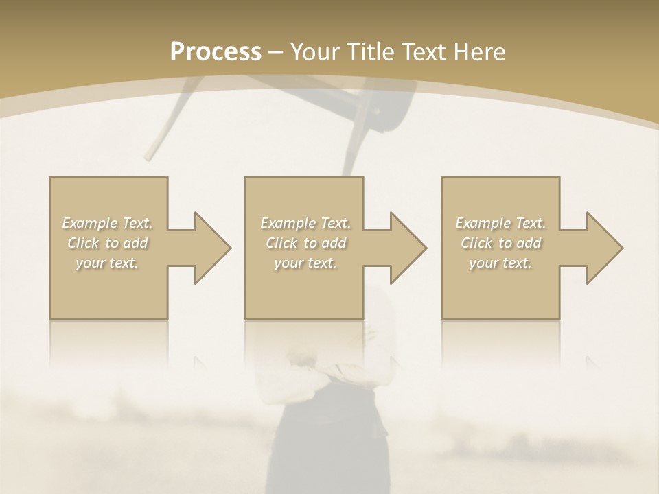 Vintage Photo, Circa 1900 Of A Man Stand PowerPoint Template