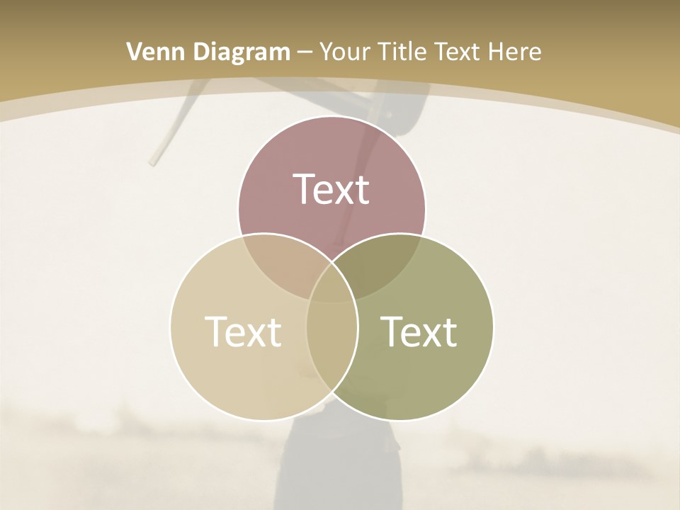 Vintage Photo, Circa 1900 Of A Man Stand PowerPoint Template