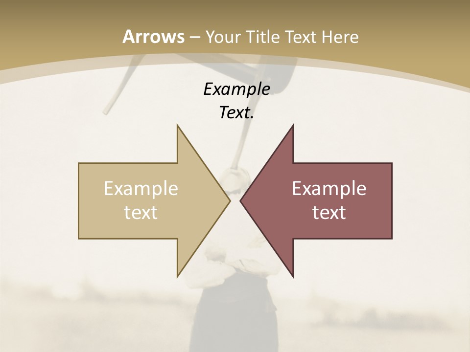 Vintage Photo, Circa 1900 Of A Man Stand PowerPoint Template