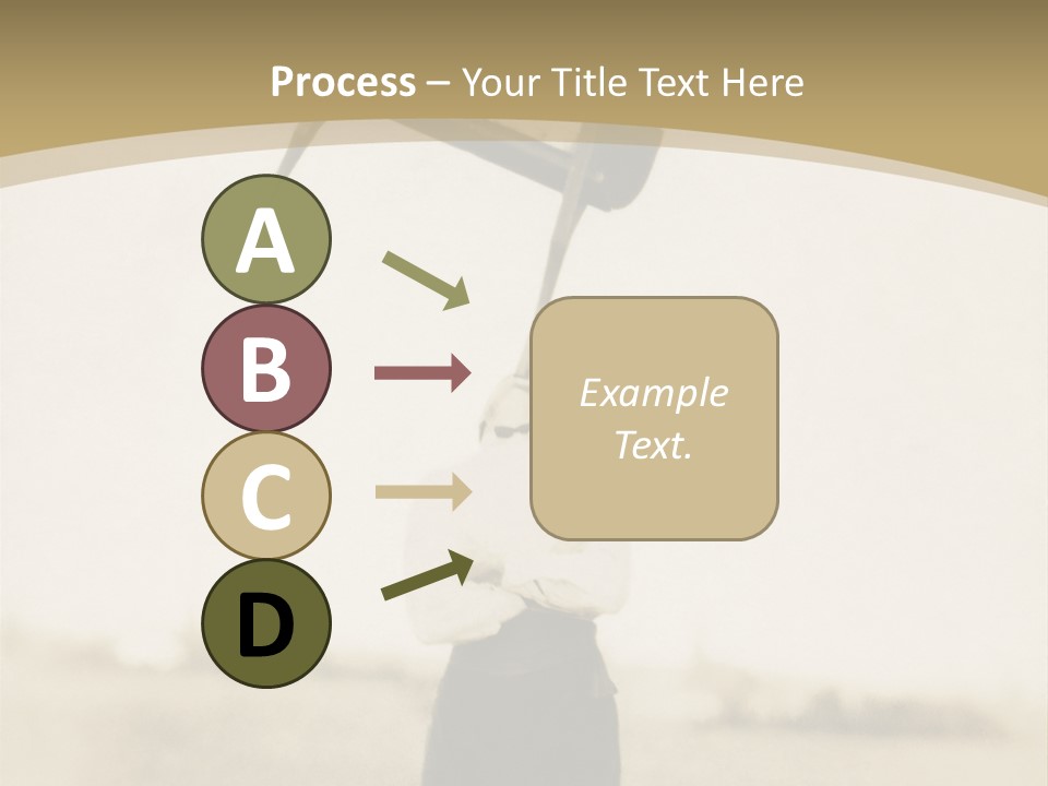 Vintage Photo, Circa 1900 Of A Man Stand PowerPoint Template