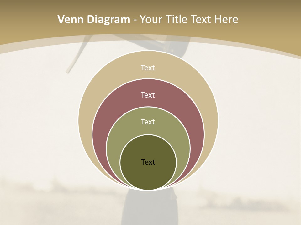 Vintage Photo, Circa 1900 Of A Man Stand PowerPoint Template
