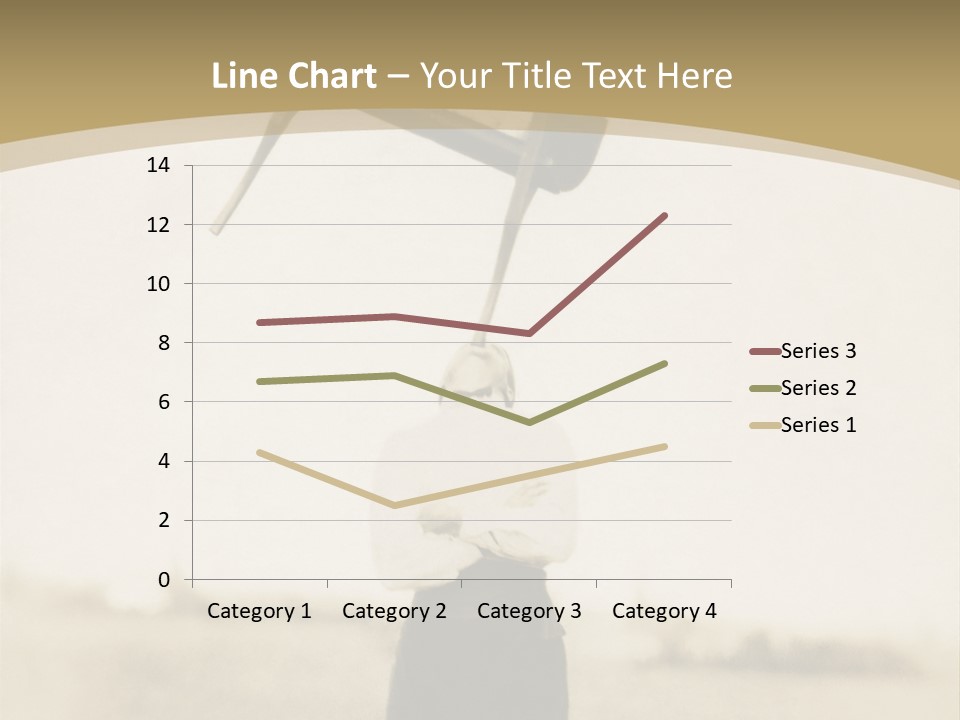 Vintage Photo, Circa 1900 Of A Man Stand PowerPoint Template