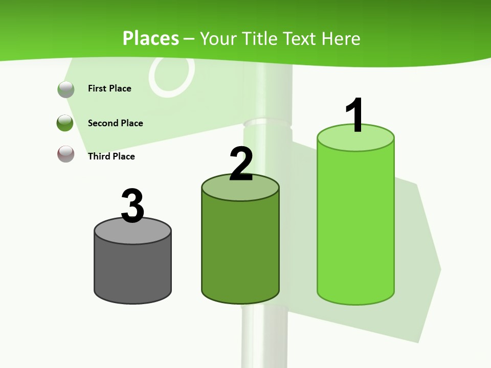 Lades To The Left, Gentlemen To The Right - Sign Post 0924_01 PowerPoint Template