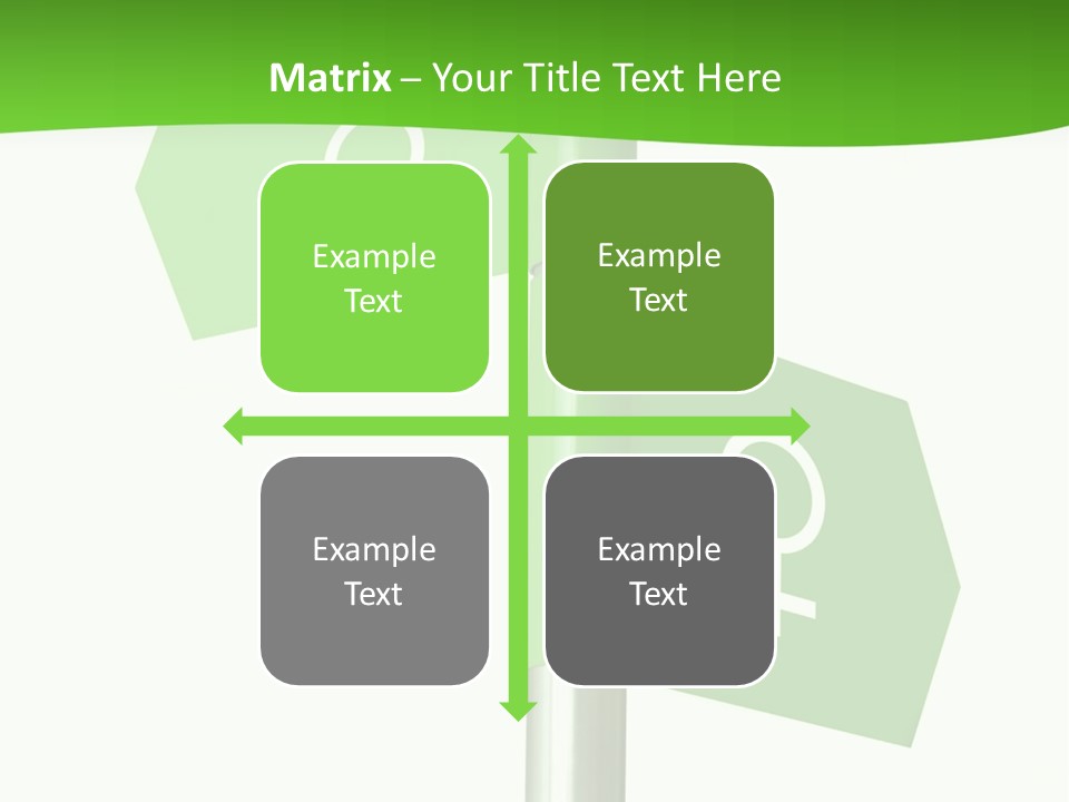 Lades To The Left, Gentlemen To The Right - Sign Post 0924_01 PowerPoint Template