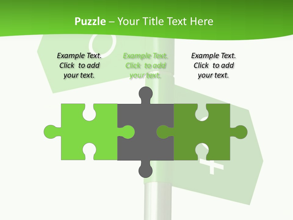 Lades To The Left, Gentlemen To The Right - Sign Post 0924_01 PowerPoint Template