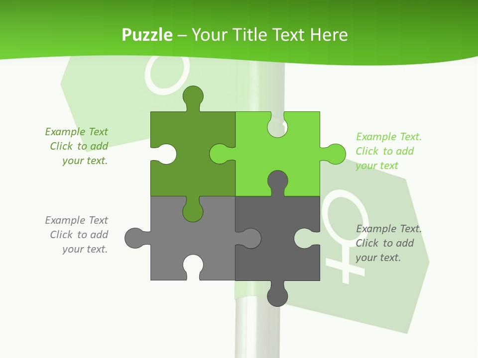 Lades To The Left, Gentlemen To The Right - Sign Post 0924_01 PowerPoint Template