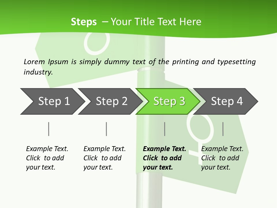 Lades To The Left, Gentlemen To The Right - Sign Post 0924_01 PowerPoint Template
