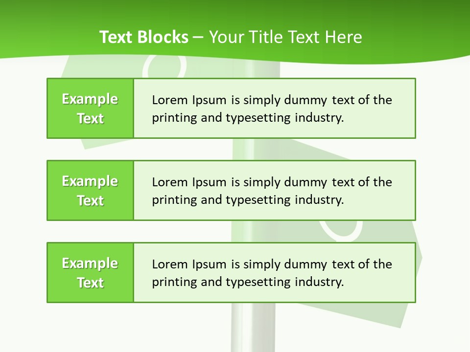 Lades To The Left, Gentlemen To The Right - Sign Post 0924_01 PowerPoint Template