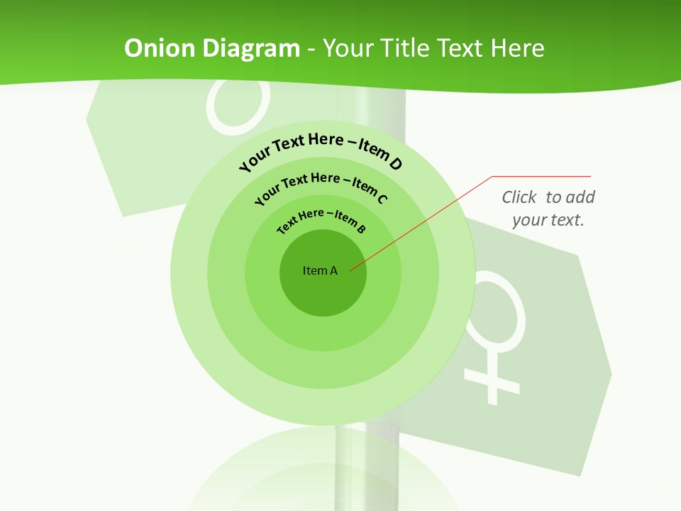 Lades To The Left, Gentlemen To The Right - Sign Post 0924_01 PowerPoint Template