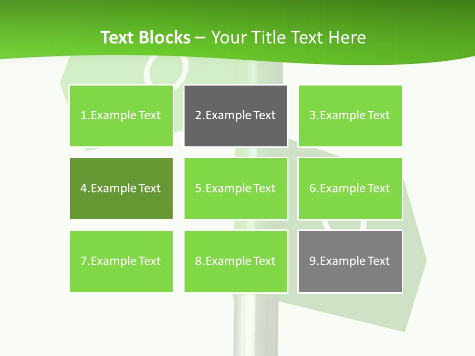 Lades To The Left, Gentlemen To The Right - Sign Post 0924_01 PowerPoint Template