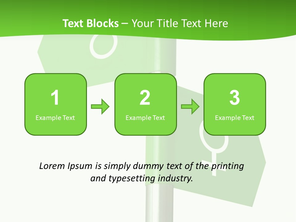 Lades To The Left, Gentlemen To The Right - Sign Post 0924_01 PowerPoint Template
