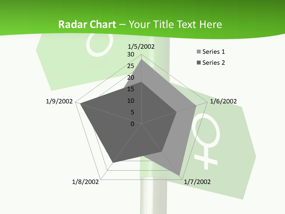 Lades To The Left, Gentlemen To The Right - Sign Post 0924_01 PowerPoint Template