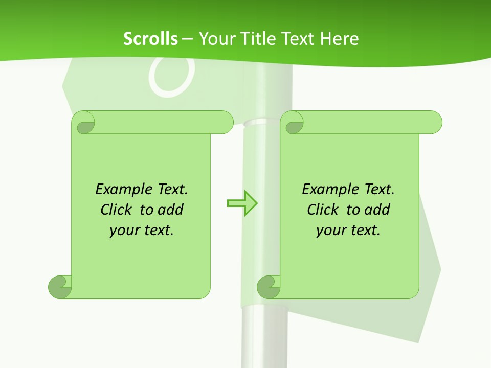 Lades To The Left, Gentlemen To The Right - Sign Post 0924_01 PowerPoint Template