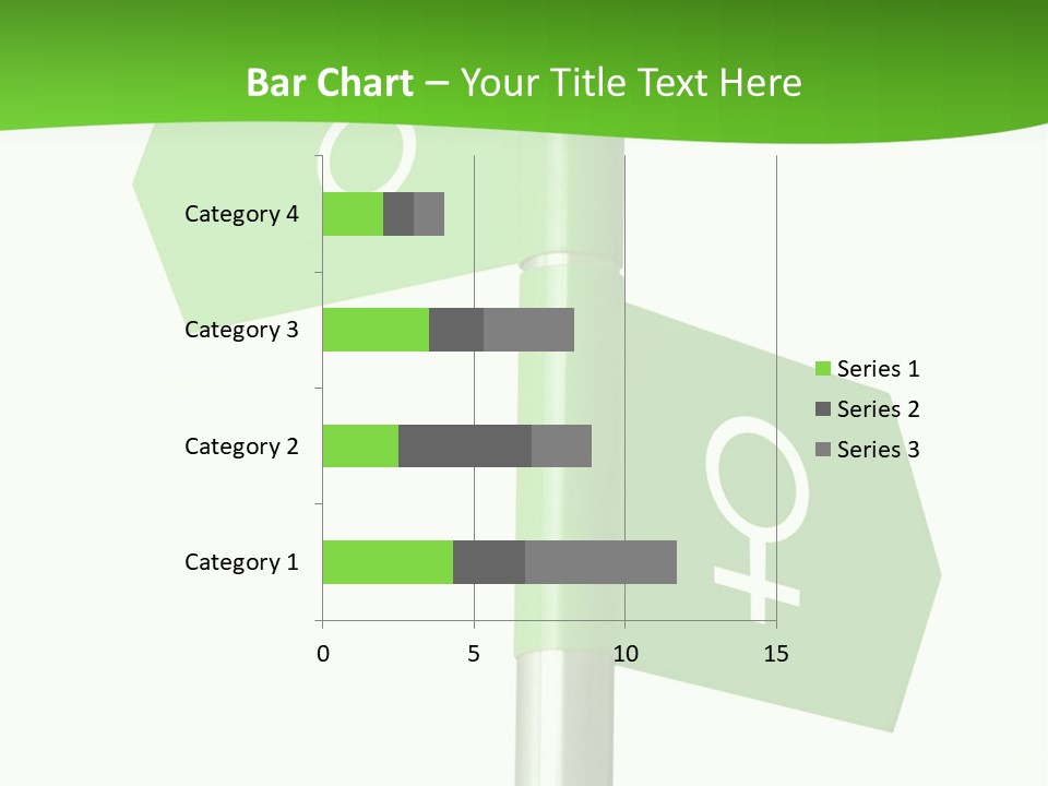 Lades To The Left, Gentlemen To The Right - Sign Post 0924_01 PowerPoint Template