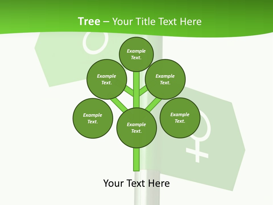 Lades To The Left, Gentlemen To The Right - Sign Post 0924_01 PowerPoint Template