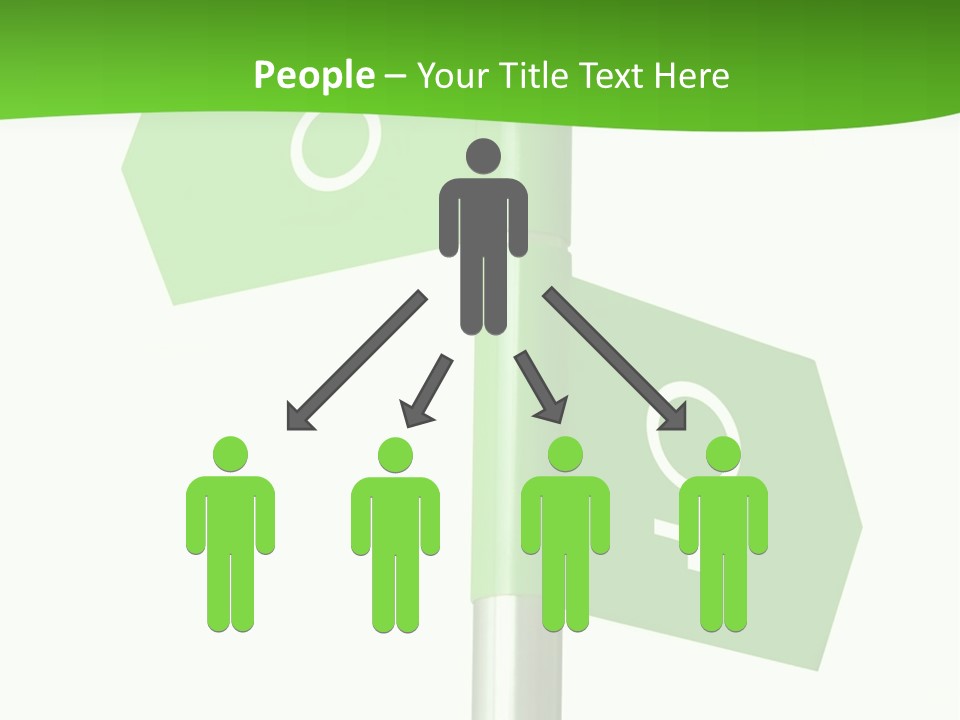 Lades To The Left, Gentlemen To The Right - Sign Post 0924_01 PowerPoint Template