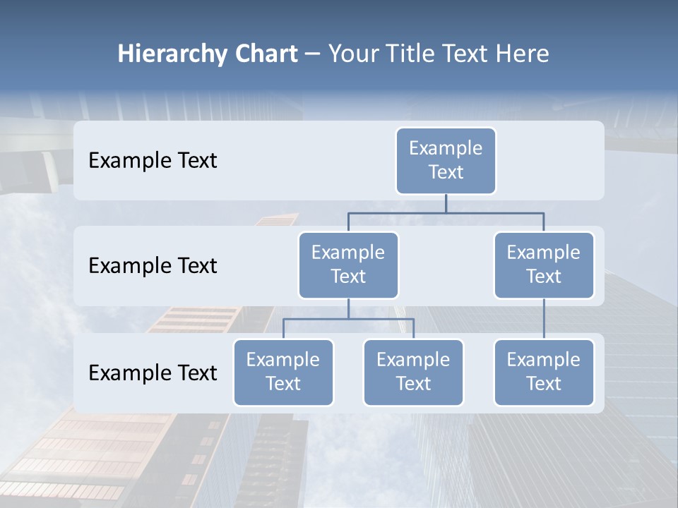 Downtown Calgary Office Buildings Soaring Into The Skyline While Gleaming In The Sun PowerPoint Template
