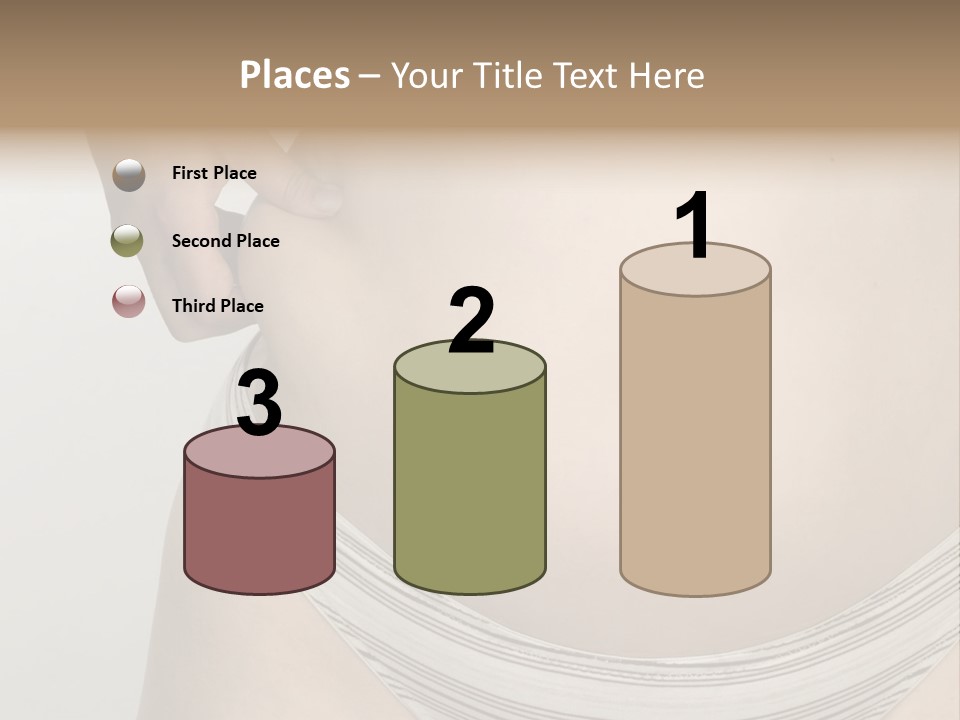 Close-Up Of Woman Body PowerPoint Template