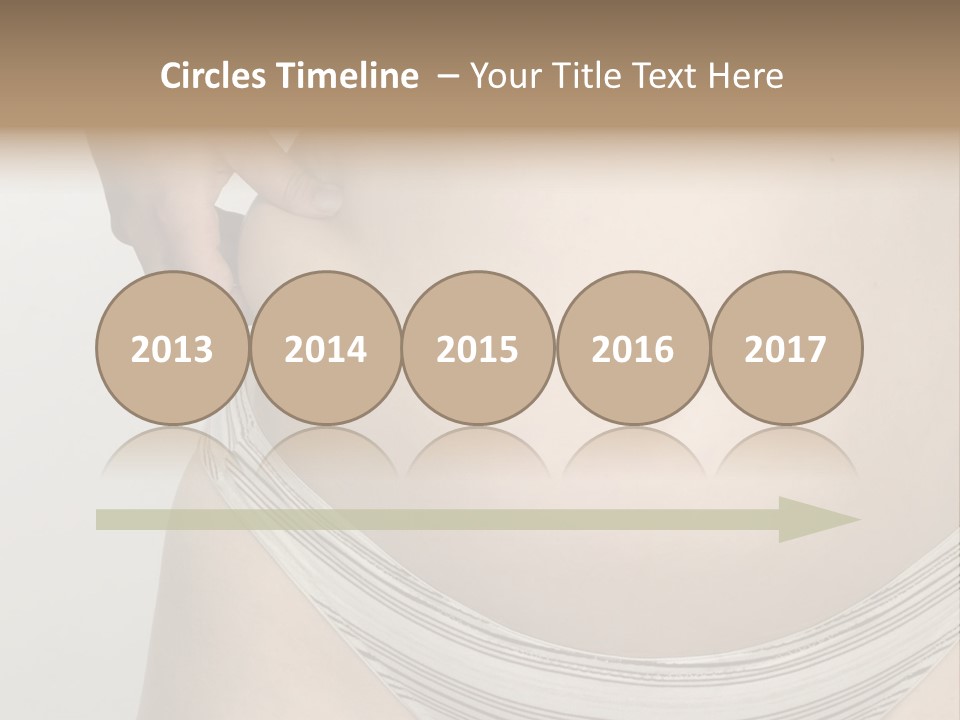 Close-Up Of Woman Body PowerPoint Template