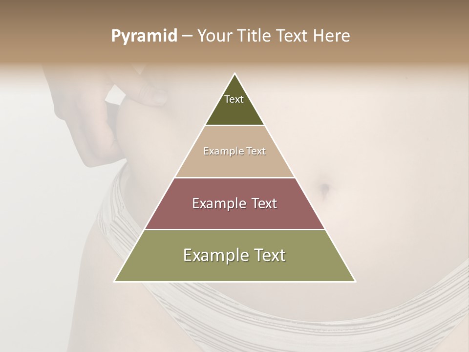 Close-Up Of Woman Body PowerPoint Template