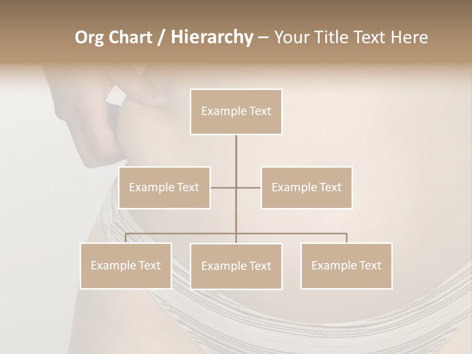 Close-Up Of Woman Body PowerPoint Template